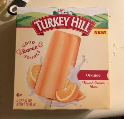 ORANGE FRUIT & CREAM BARS, ORANGE