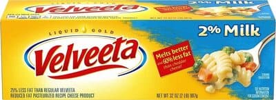 2% REDUCED FAT MILK PASTEURIZED RECIPE CHEESE PRODUCT
