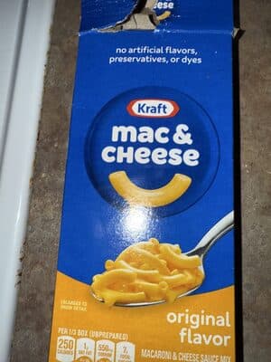 ORIGINAL FLAVOR MACARONI & CHEESE DINNER, ORIGINAL