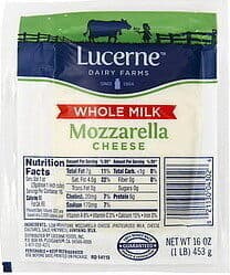 LUCERNE, LOW-MOISTURE MOZZARELLA CHEESE