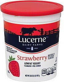 STRAWBERRY LOWFAT YOGURT, STRAWBERRY