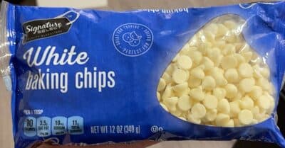 WHITE BAKING CHIPS