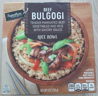 KOREAN STYLE BEEF BULGOGI TENDER MARINATED BEEF, VEGETABLES AND RICE WITH SAVORY SAUCE RICE BOWL, KOREAN STYLE BEEF BULGOGI