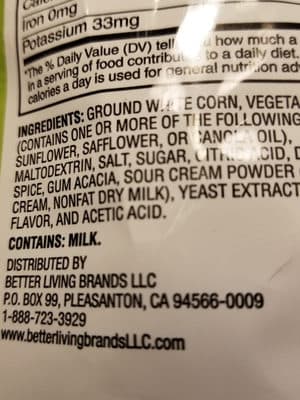 FLAVORED TORTILLA CHIPS
