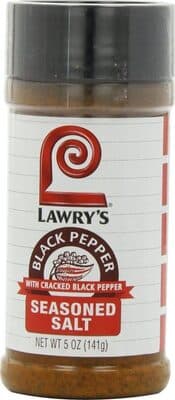 SEASONED SALT WITH CRACKED BLACK PEPPER