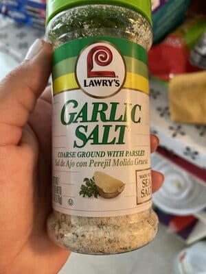 LAWRY'S, COARSE GROUND WITH PARSLEY GARLIC SALT