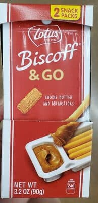 COOKIE BUTTER AND BREADSTICKS