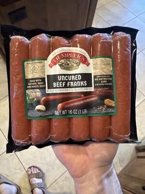 UNCURED BEEF FRANKS