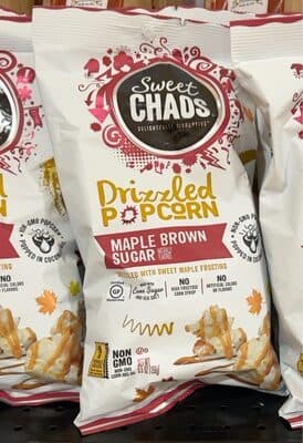 MAPLE BROWN SUGAR DRIZZLED WITH SWEET MAPLE FROSTING KETTLE CORN, MAPLE BROWN SUGAR