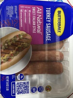 LEAN SWEET ITALIAN STYLE TURKEY SAUSAGE