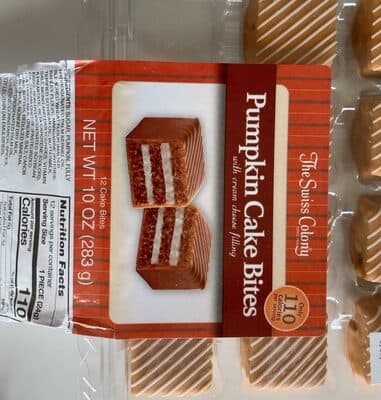 PUMPKIN CAKE BITES WITH CREAM CHEESE FILLING, PUMPKIN
