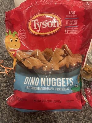 TYSON, BREADED SHAPED CHICKEN PATTIES