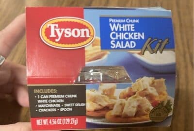 PREMIUM CHUNK WHITE CHICKEN SALAD KIT, WHITE CHICKEN