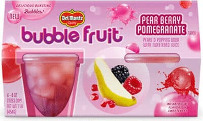 PEAR BERRY POMEGRANATE & POPPING BOBA WITH SWEETENED JUICE, PEAR BERRY POMEGRANATE