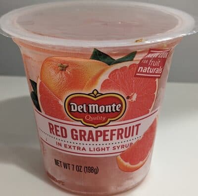 RED GRAPEFRUIT IN EXTRA LIGHT SYRUP