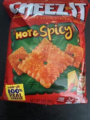 Kellogg's Cheez It Crackers Hot & Spicy 3oz