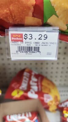 Sunshine Cheez-It Crackers Duoz Cheddar/Baby Swiss 4.3oz