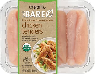 HAND-TRIMMED BONELESS, SKINLESS CHICKEN TENDERS