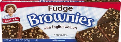 FUDGE BROWNIES WITH ENGLISH WALNUTS