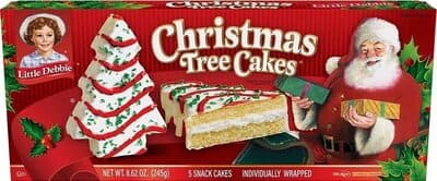 LITTLE DEBBIE, CHRISTMAS TREE CAKES
