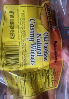 OLD FASHION NATURAL CASING WIENERS, OLD FASHION