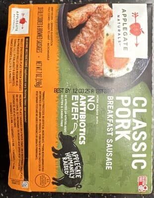CLASSIC PORK BREAKFAST SAUSAGE, CLASSIC PORK