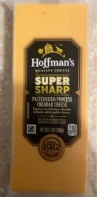 SUPER SHARP PASTEURIZED PROCESS CHEDDAR CHEESE, SUPER SHARP CHEDDAR
