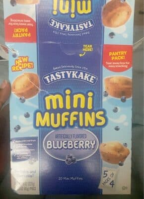 BLUEBERRY MINI MUFFINS, BLUEBERRY