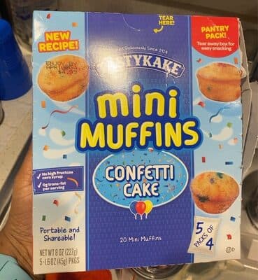 CONFETTI CAKE MINI MUFFINS, CONFETTI CAKE