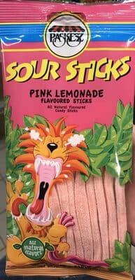 PINK LEMONADE FLAVORED CANDY STICKS, PINK LEMONADE