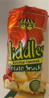 DIDDLES KETCHUP FLAVORED POTATO SNACK