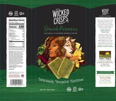 SPINACH PARMESAN SPINACH CRISPS