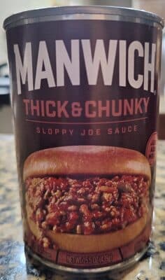Manwich Thick and Chunky Sloppy Joe Sauce, 15.5 oz, 15.5 OZ