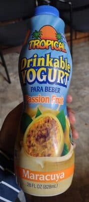 MARACUYA, PASSION FRUIT DRINKABLE LOWFAT YOGURT, MARACUYA, PASSION FRUIT