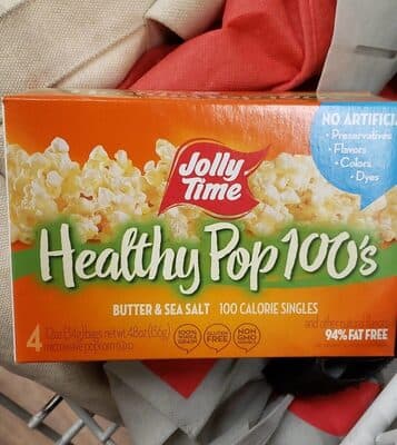 100 CALORIE HEALTHY POP BUTTER MICROWAVE POP CORN