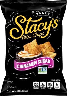BAKED PITA CHIPS, CINNAMON SUGAR