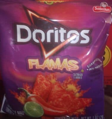 Doritos Flamas Tortilla Chips 1.0 Ounce Plastic Bag