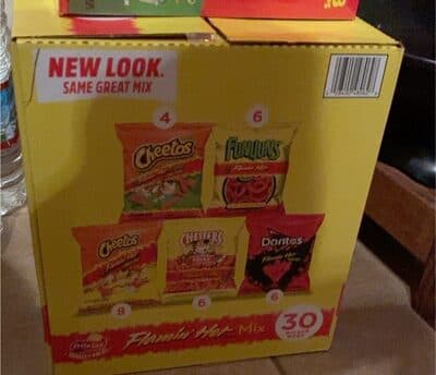 FLAMIN' HOT MIX FLAVORED SNACKS, CHEESE; NACHO; LIMN; ONION