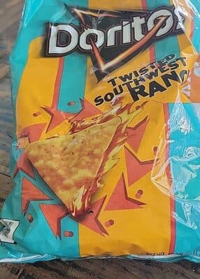TWISTED SOUTHWEST RANCH FLAVORED TORTILLA CHIPS