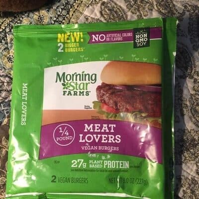 Morningstar Farms Veggie Burgers Meat Lovers Vegan Burger 8oz