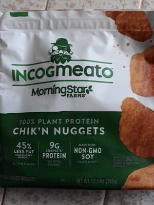 100% PLANT PROTEIN CHIK'N PLANT-BASED NUGGETS