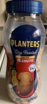 PLANTERS, DRY ROASTED PEANUTS