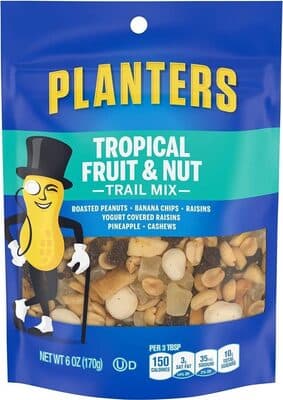 TROPICAL FRUIT & NUT TRAIL MIX, TROPICAL FRUIT & NUT