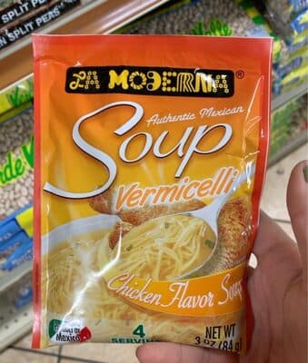 CHICKEN FLAVOR AUTHENTIC MEXICAN VERMICELLI SOUP, CHICKEN