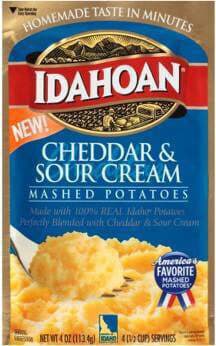 CHEDDAR & SOUR CREAM MASHED POTATOES