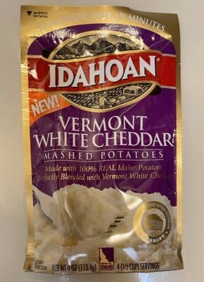 VERMONT WHITE CHEDDAR MASHED POTATOES, VERMONT WHITE CHEDDAR
