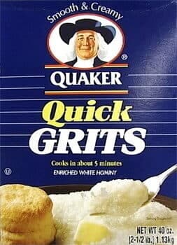 Quaker Quick 5 Minute Grits 40 Ounce Paper Box