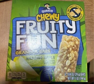 AMAZING APPLE FRUITY FUN GRANOLA BARS, AMAZING APPLE