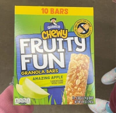 AMAZING APPLE FRUITY FUN GRANOLA BARS, AMAZING APPLE