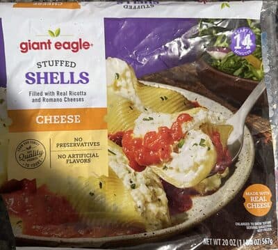 CHEESE STUFFED SHELLS, CHEESE